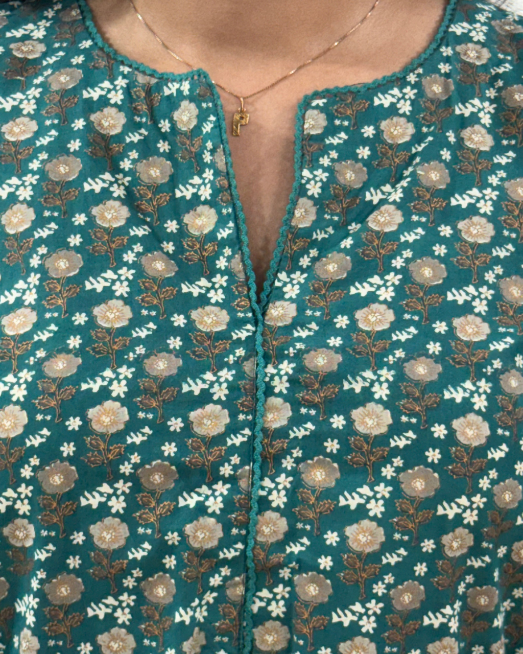 Blue Karachi Kurta Set