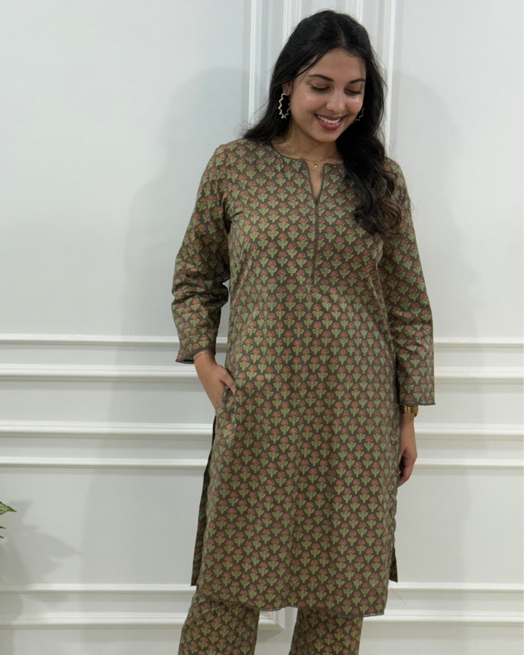 Grey Karachi Kurta Set