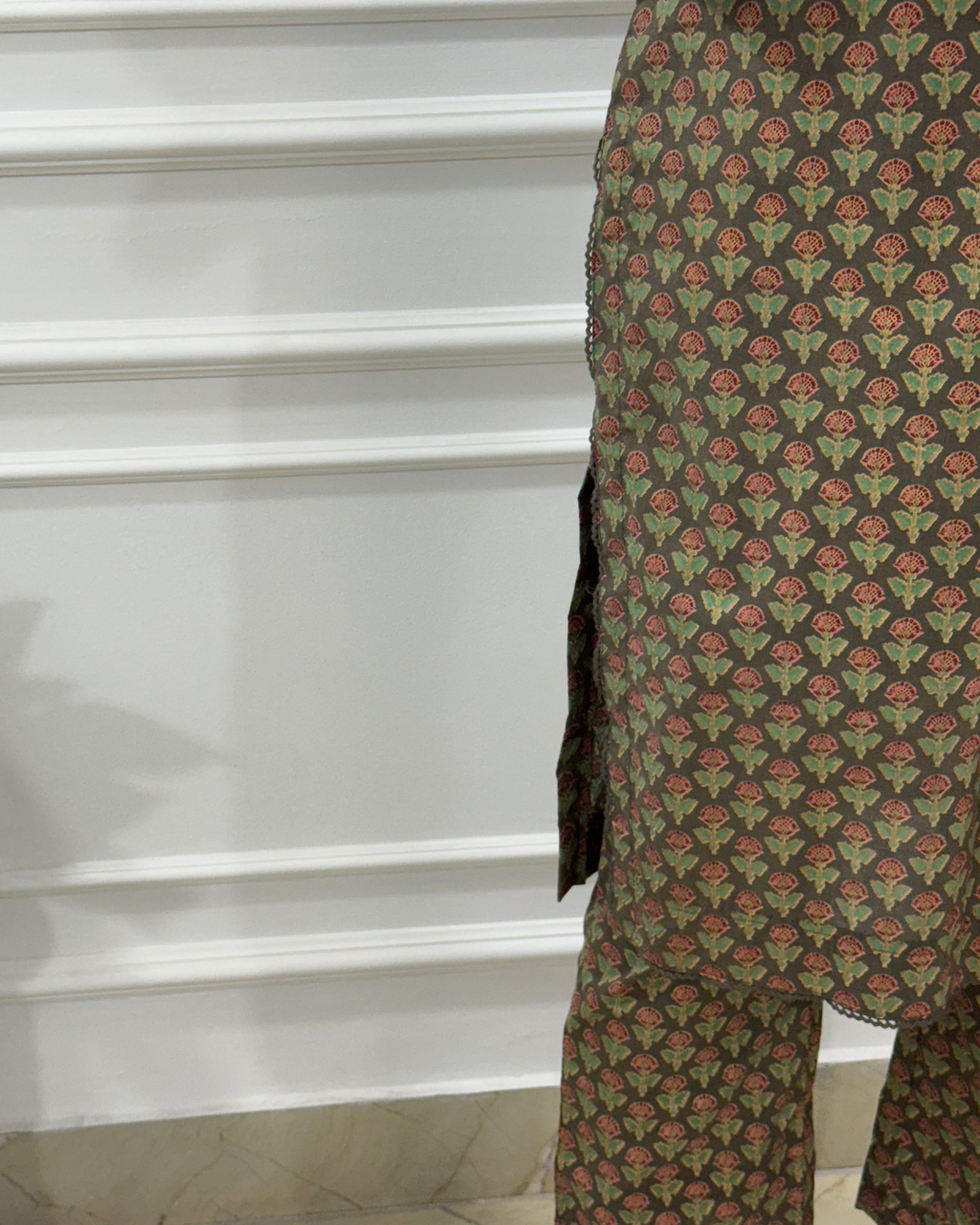 Grey Karachi Kurta Set