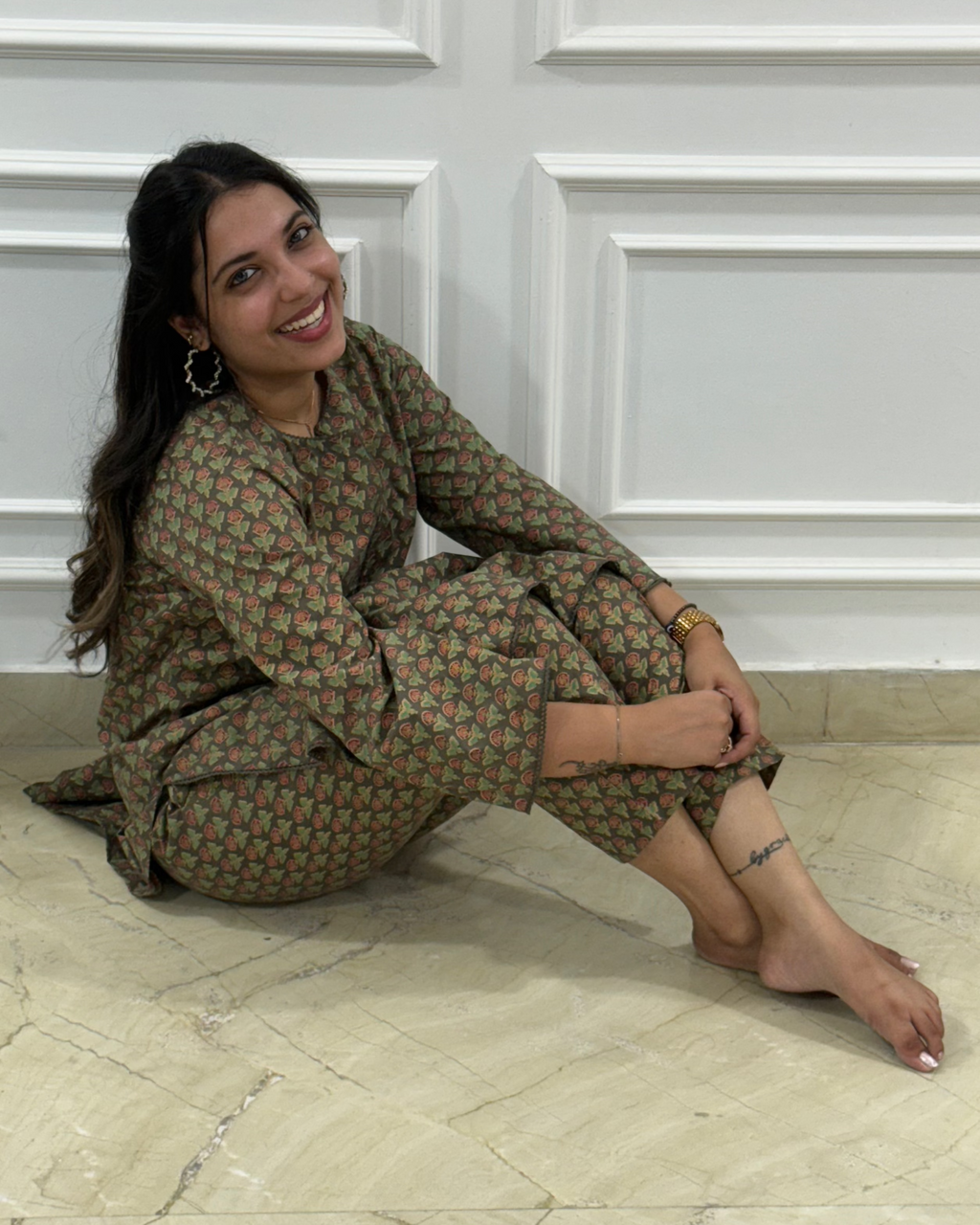 Grey Karachi Kurta Set
