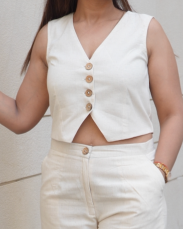 Ivory Affaire Waistcoat