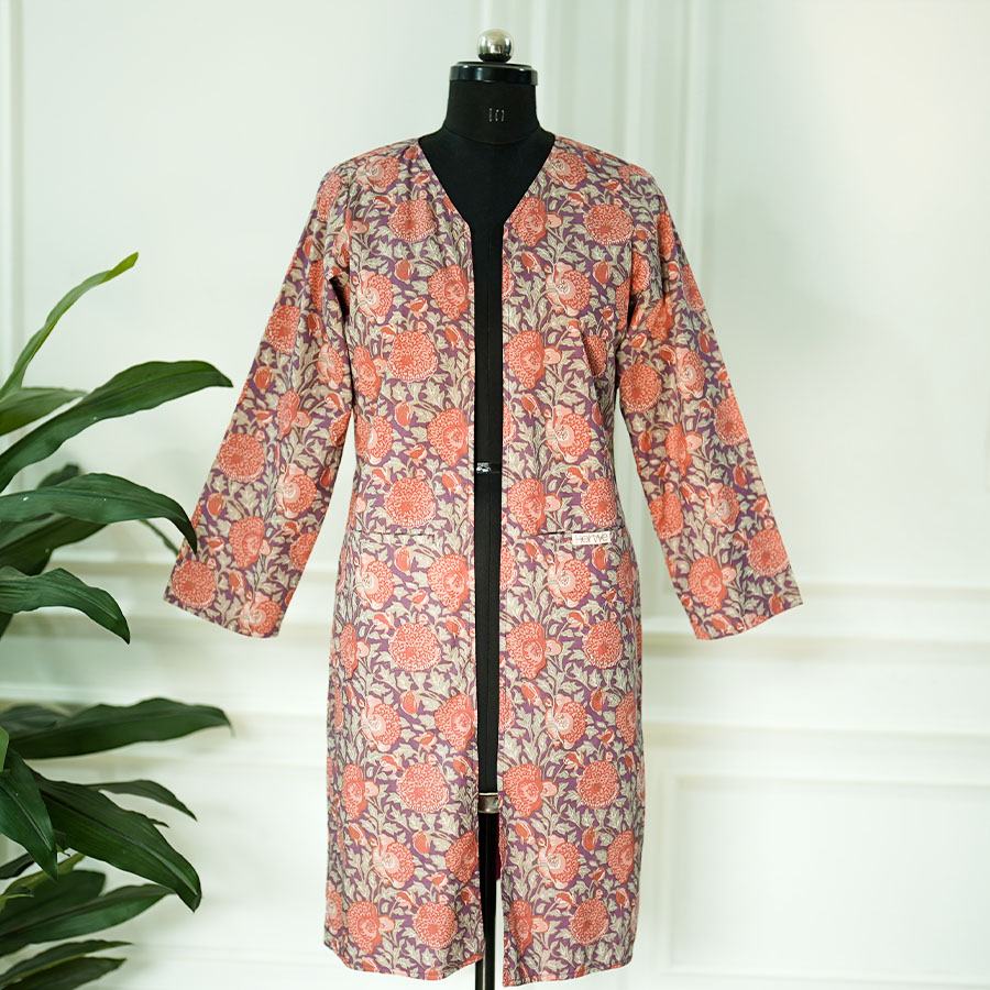 Pink Dua Two-way Cotton Coat