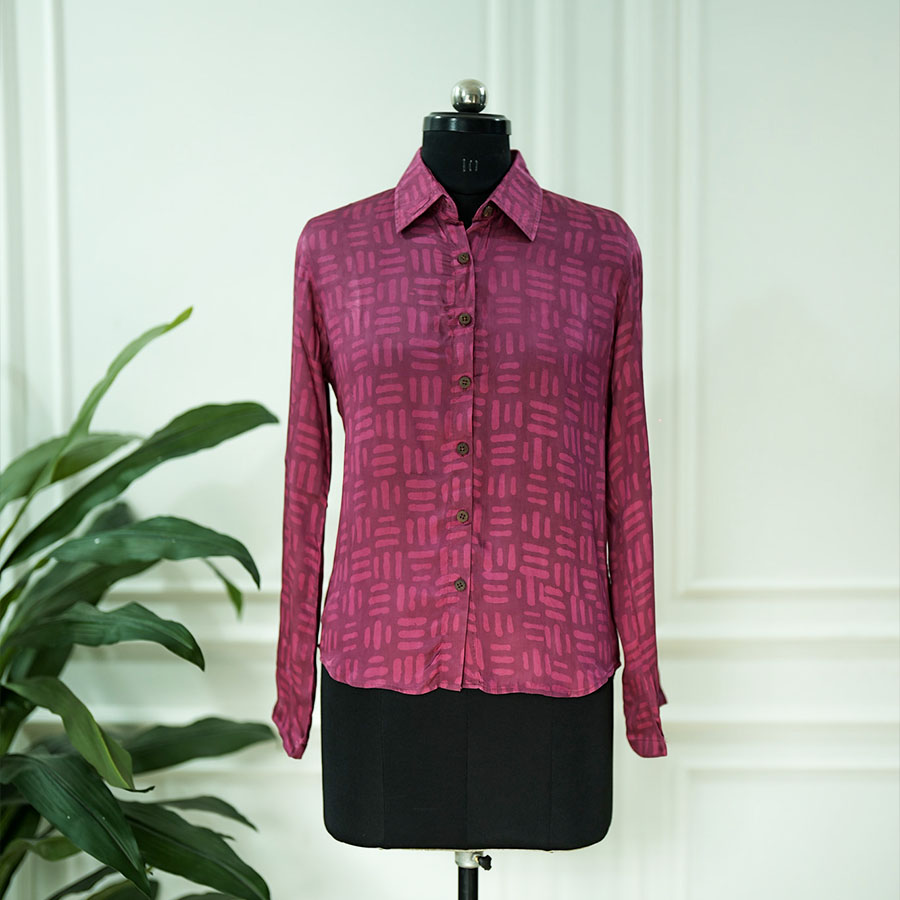 Pink Aura Modal Shirt