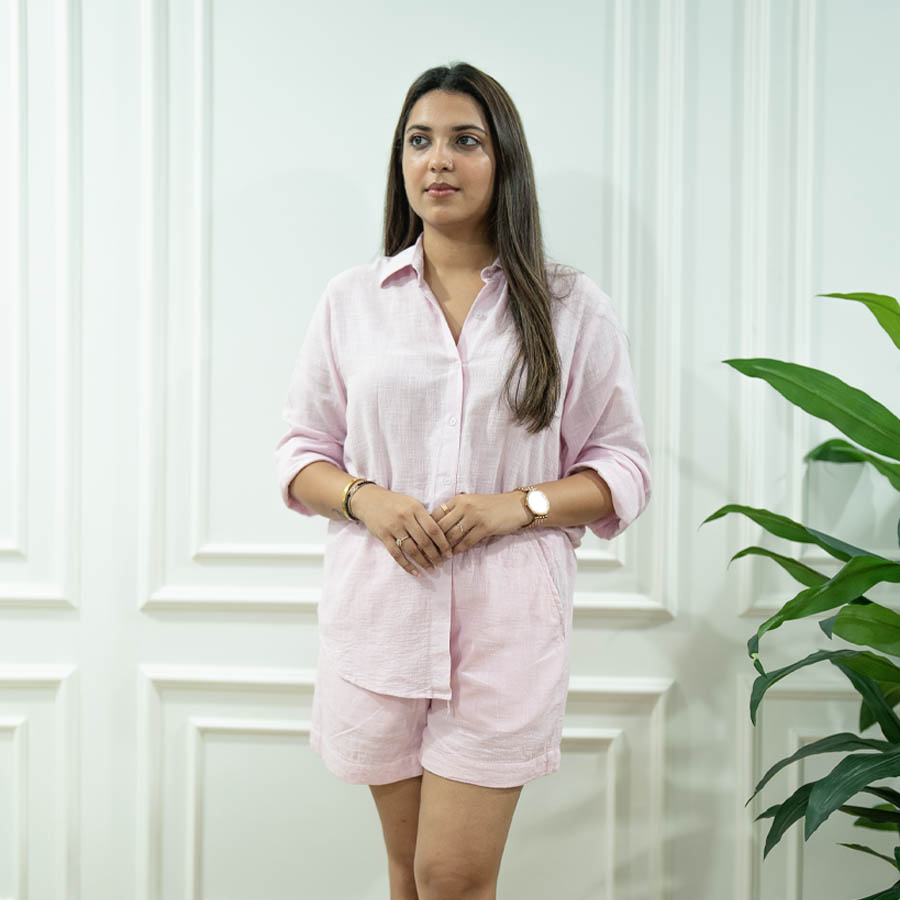 Pink Linen Coord Set 2 Pink Linen Coord Set 2